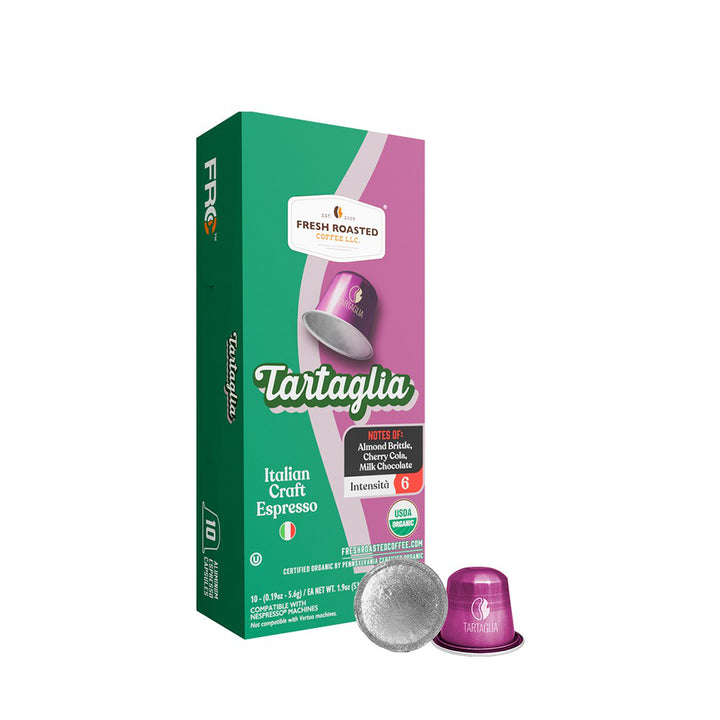 Italian Craft Espresso: Organic Tartaglia - Espresso Capsules