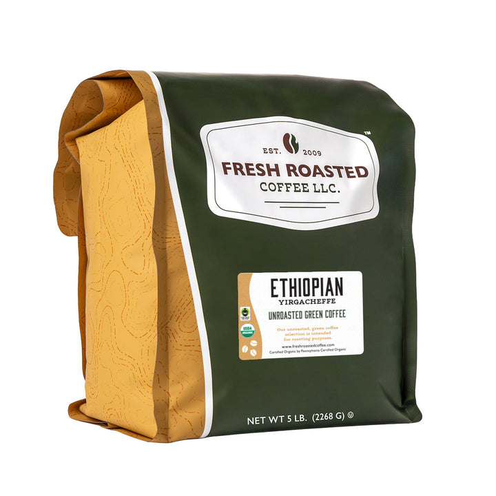 Organic Ethiopian Yirgacheffe - Unroasted Coffee