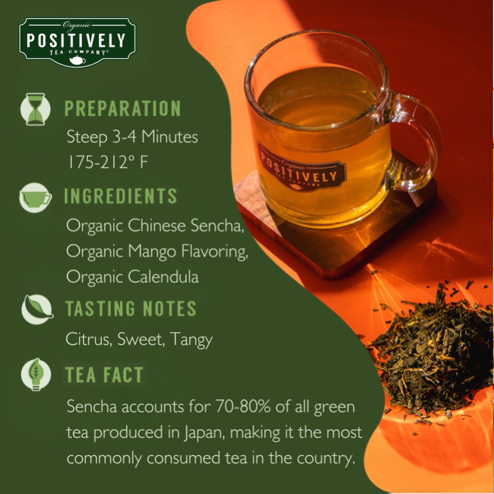 Organic Mango Green - Tea Bags