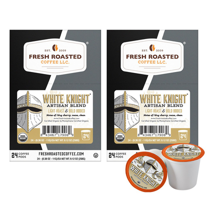 Organic White Knight - Classic Coffee Pods