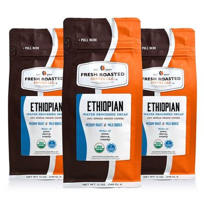 Organic Ethiopian Water-Processed Decaf - Roasted Coffee