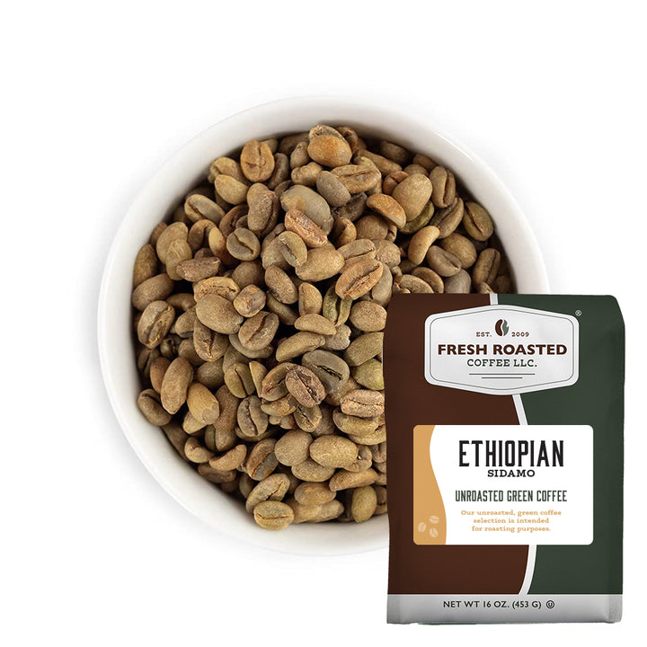 Organic Ethiopian Sidamo - Unroasted Coffee