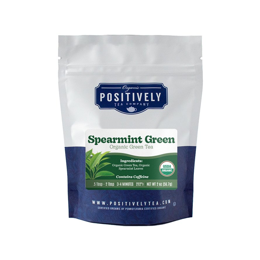 Organic Spearmint Green - Loose Leaf Tea