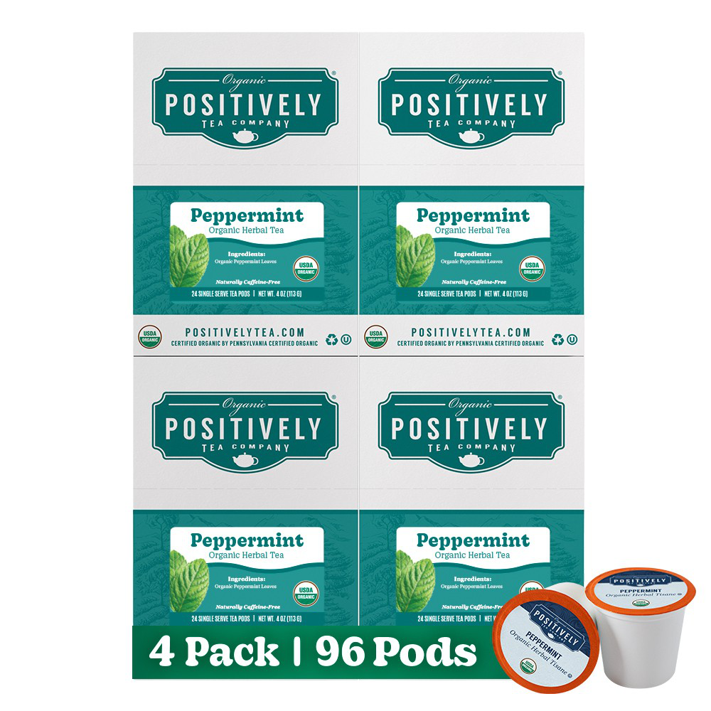 Organic Peppermint Leaf Herbal - Classic Tea Pods