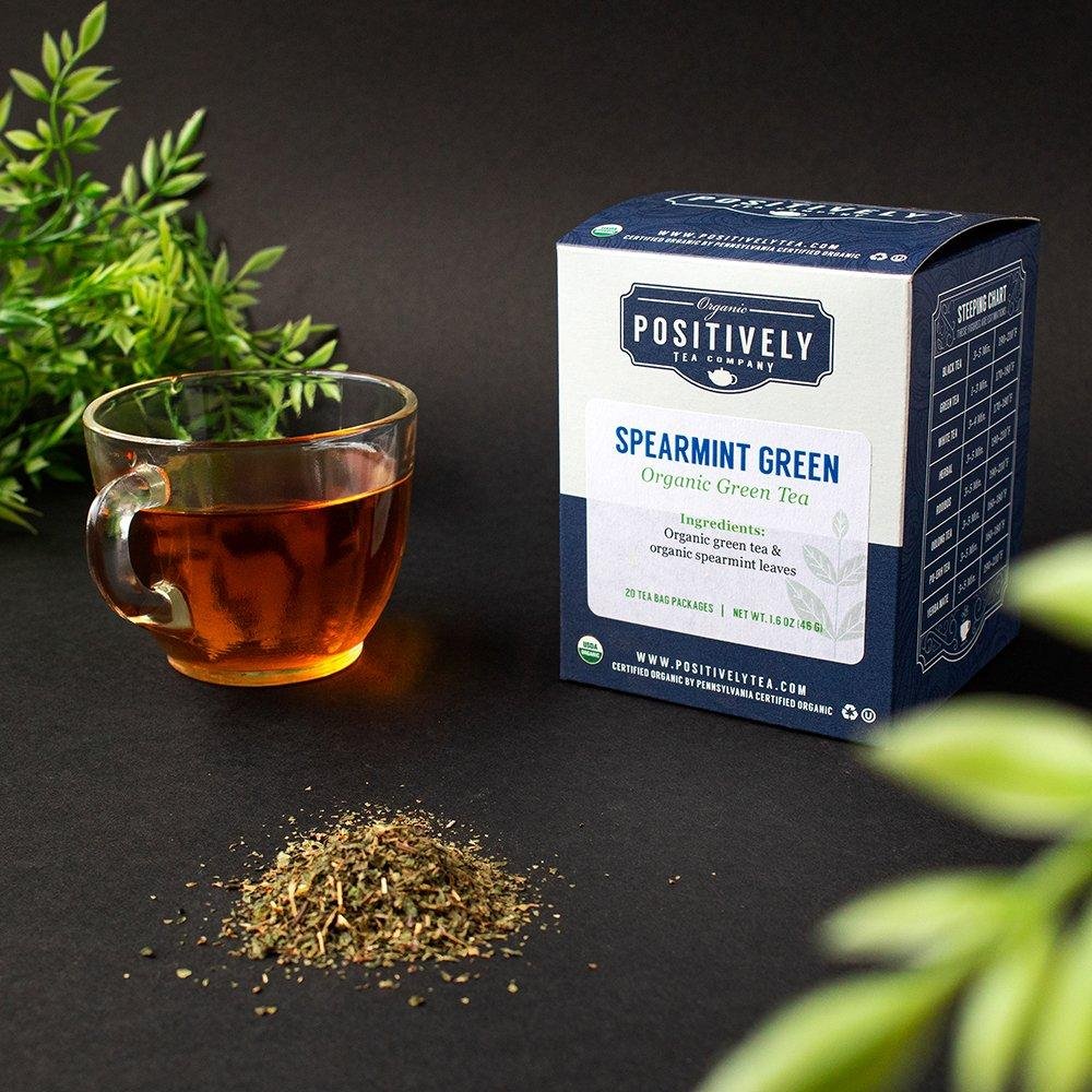 Organic Spearmint Green - Tea Bags
