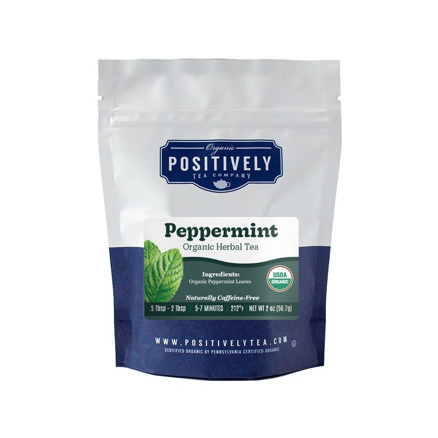 Organic Peppermint Leaf Herbal - Loose Leaf Tisane
