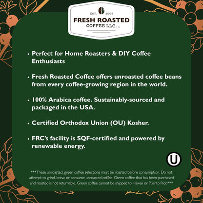 Sumatra Mandheling - Unroasted Coffee