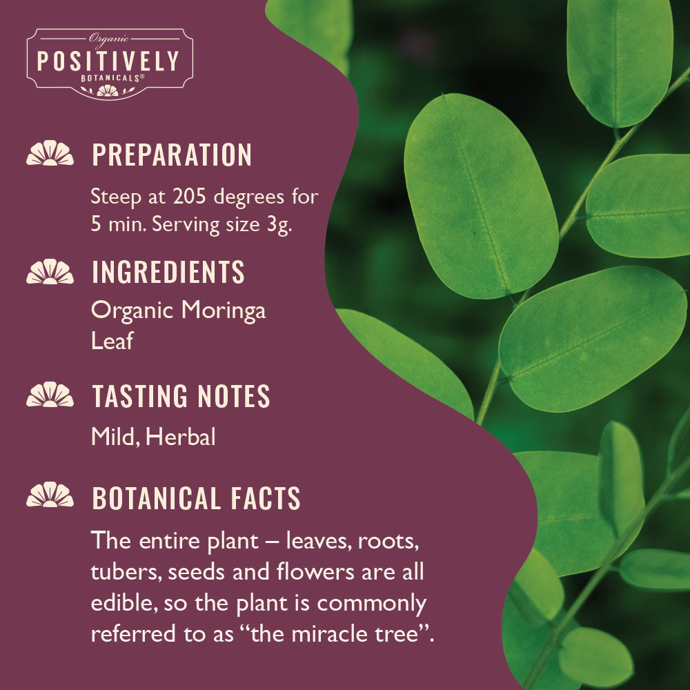 Organic Moringa Leaf - Loose Leaf Botanical