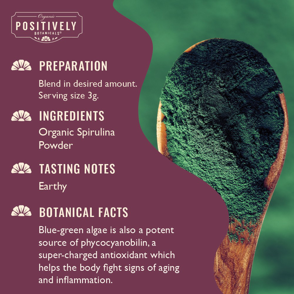 Organic Spirulina - Botanical Powder
