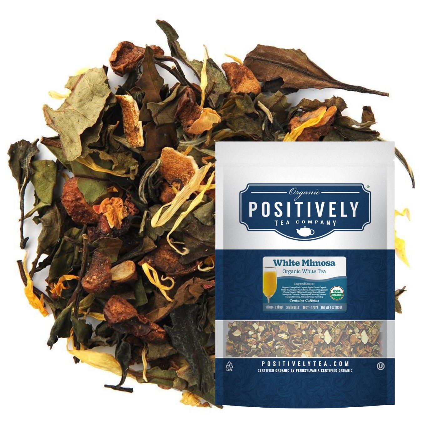 Organic White Mimosa - Loose Leaf Tea