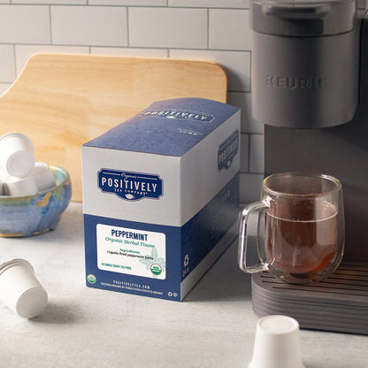 Organic Peppermint Leaf Herbal - Classic Tea Pods