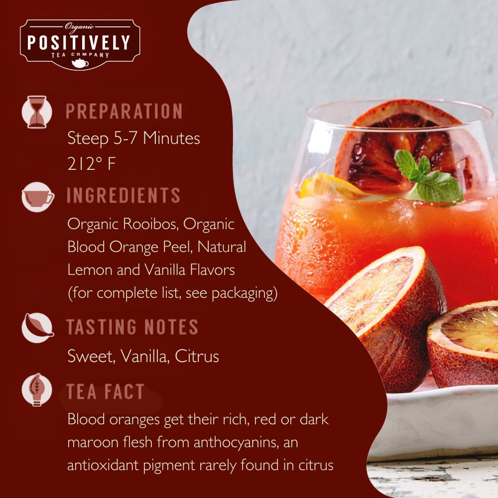 Organic Blood Orange Vanilla Rooibos - Loose Leaf Tea