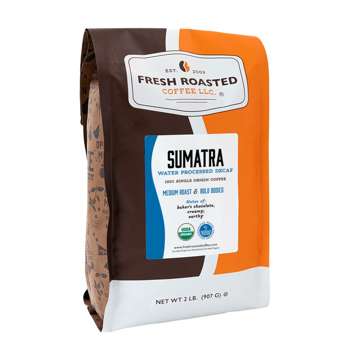 Organic Sumatra Water-Processed Decaf - Roasted Coffee
