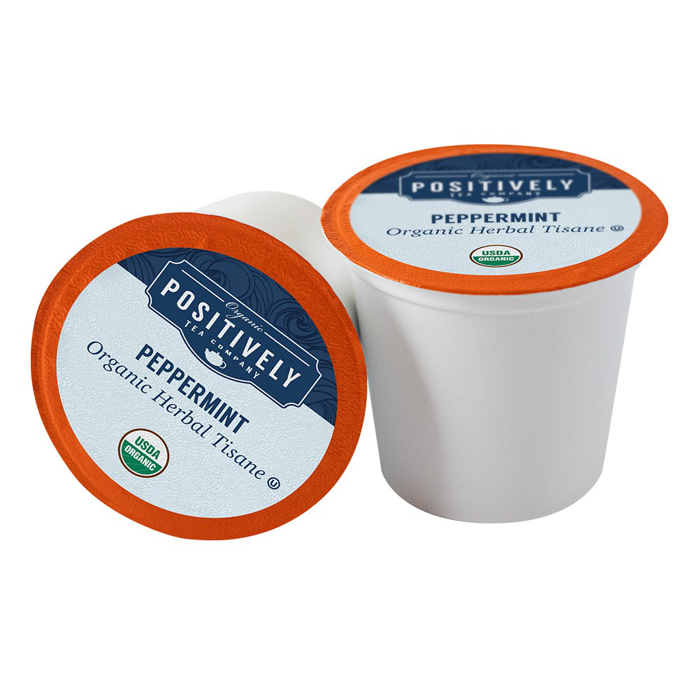 Organic Peppermint Leaf Herbal - Classic Tea Pods