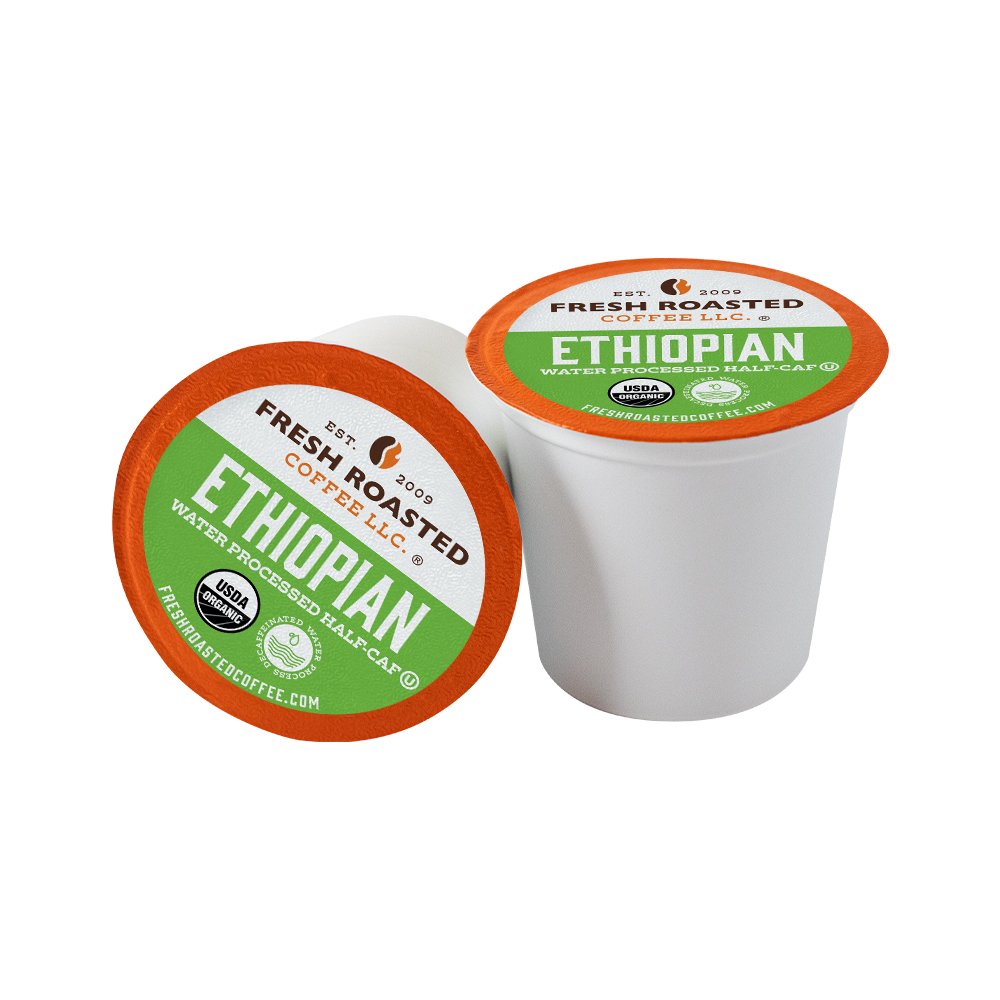 Organic Ethiopian Water-Processed Half Caf - Classic Coffee Pods