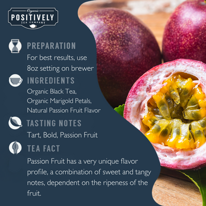 Organic Passion Fruit Black - Classic Tea Pods