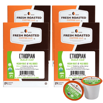 Organic Ethiopian Water-Processed Half Caf - Classic Coffee Pods